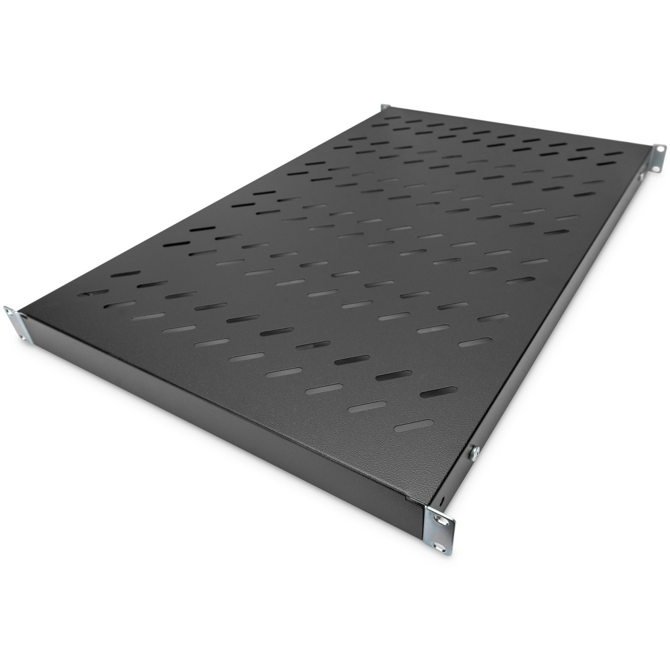 DIGITUS Rack Shelf - 1U - Black (44x482x700-1180 mm) — Buy in Cyprus with Fast Delivery