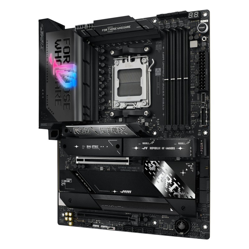 Buy ASUS ROG Strix X870E-E Gaming WiFi - AM5, X870E, DDR5, 192GB Max, ATX, Wi‑... in Cyprus, Nicosia, Limassol, Larnaka, Pafos