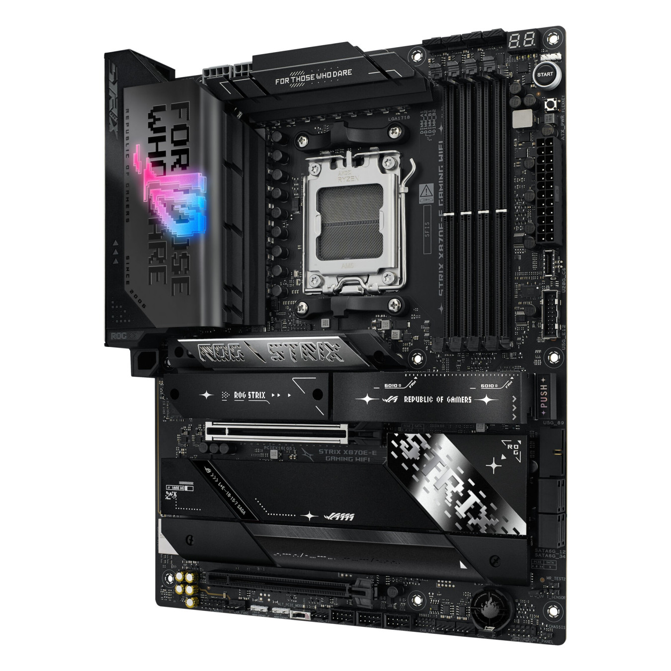 ASUS ROG Strix X870E-E Gaming WiFi – AM5 X870E ATX Motherboard DDR5 192GB - WiFi 7 | Armenius Store