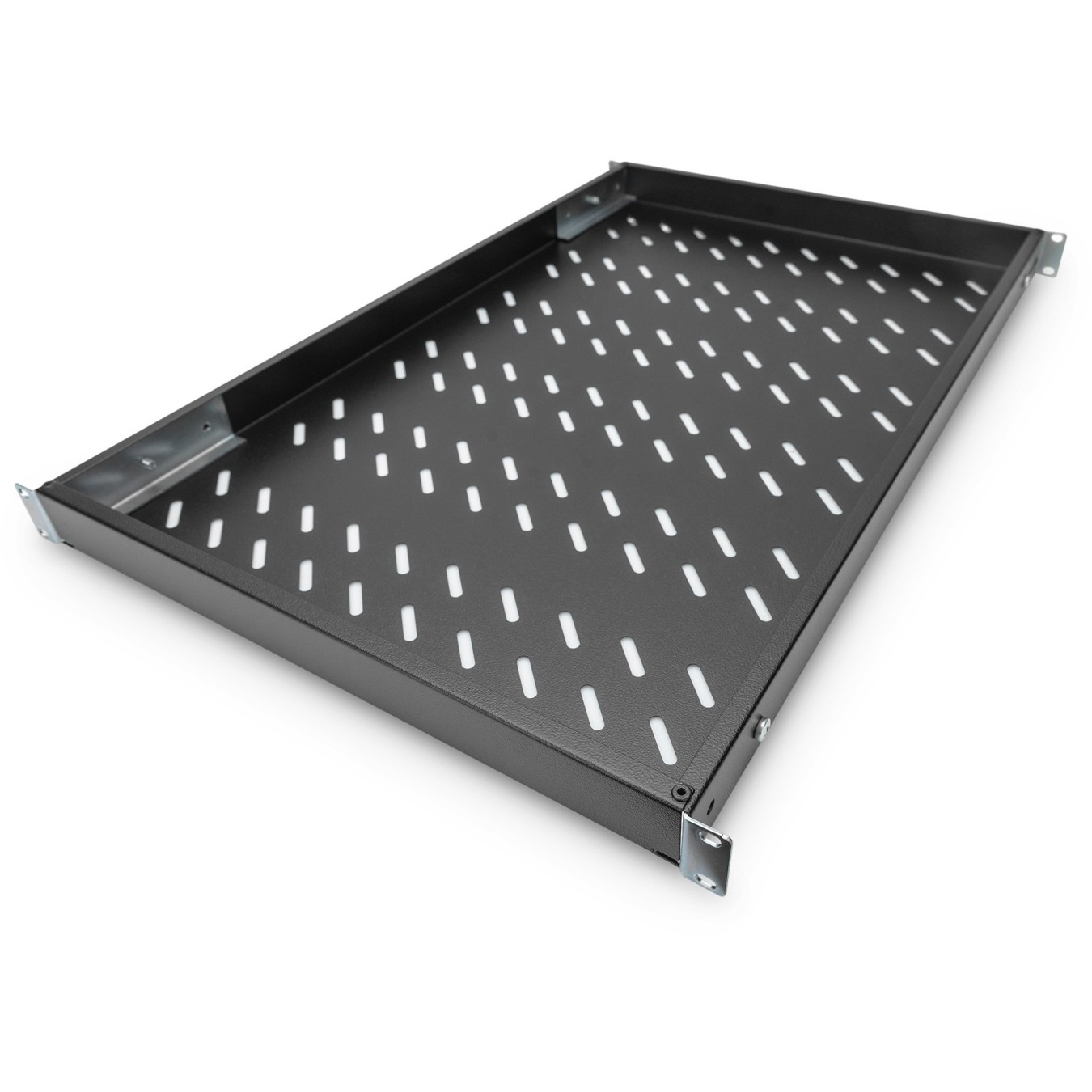 DIGITUS Rack Shelf - 1U - Black (44x482x700-1180 mm) — Buy in Cyprus with Fast Delivery