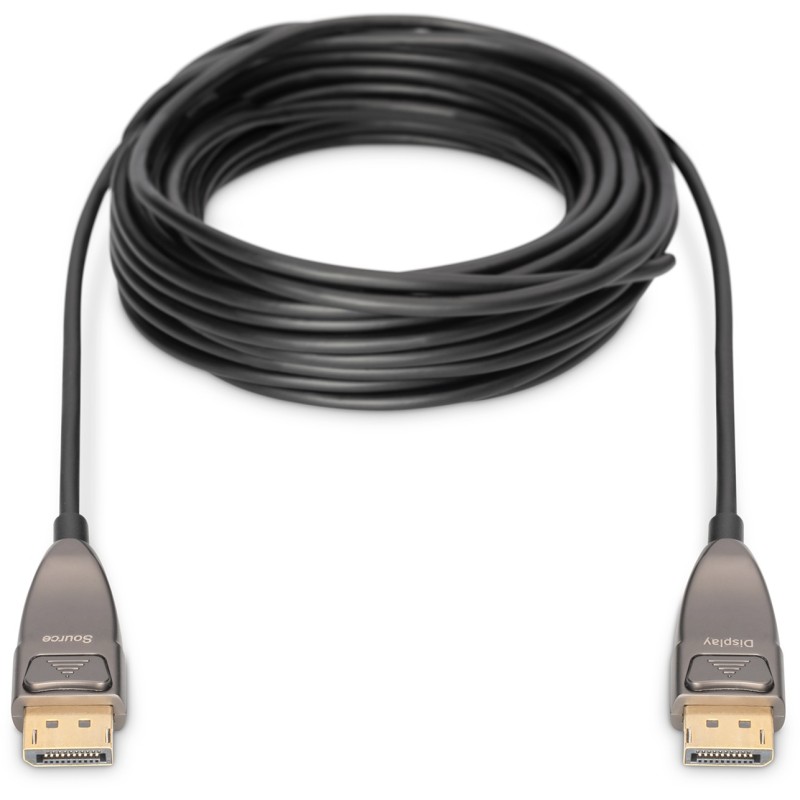 Buy DIGITUS DisplayPort AOC Hybrid Fiber Optic Cable - UHD 8K - Black, 15 m in Cyprus, Nicosia, Limassol, Larnaka, Pafos