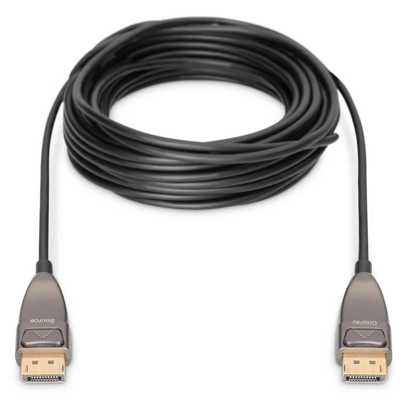 DIGITUS DisplayPort AOC Hybrid Fiber Optic Cable - UHD 8K - Black, 15 m — Buy in Cyprus with Fast Delivery
