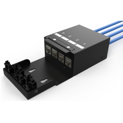 Buy DIGITUS Konsolidierungspunkt-Box 4Ports Keystone Module - DIN Rail/Panel Enc... in Cyprus, Nicosia, Limassol, Larnaka, Pafos