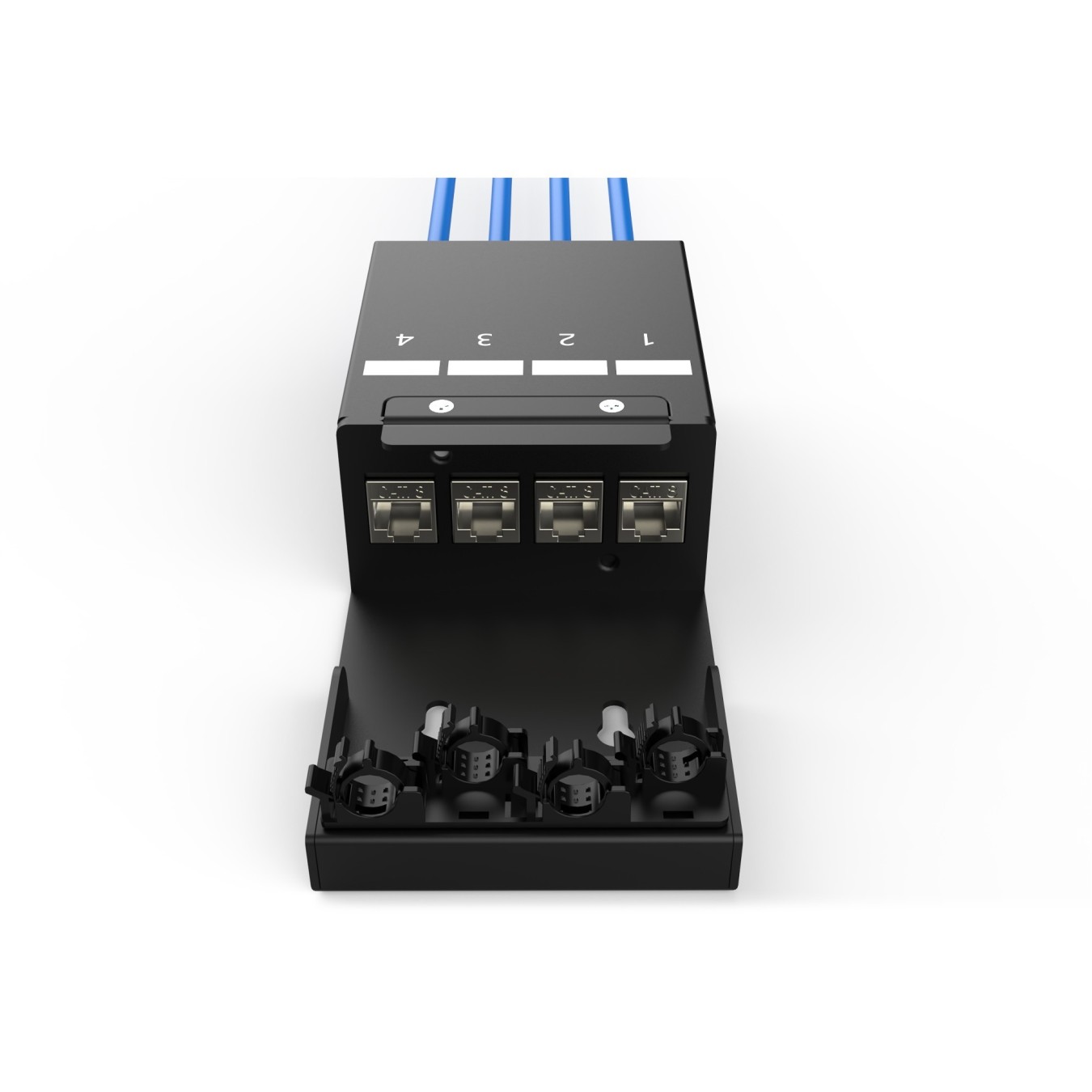 DIGITUS Konsolidierungspunkt-Box 4Ports Keystone Module - DIN Rail/Panel Enclosure — Buy in Cyprus with Fast Delivery