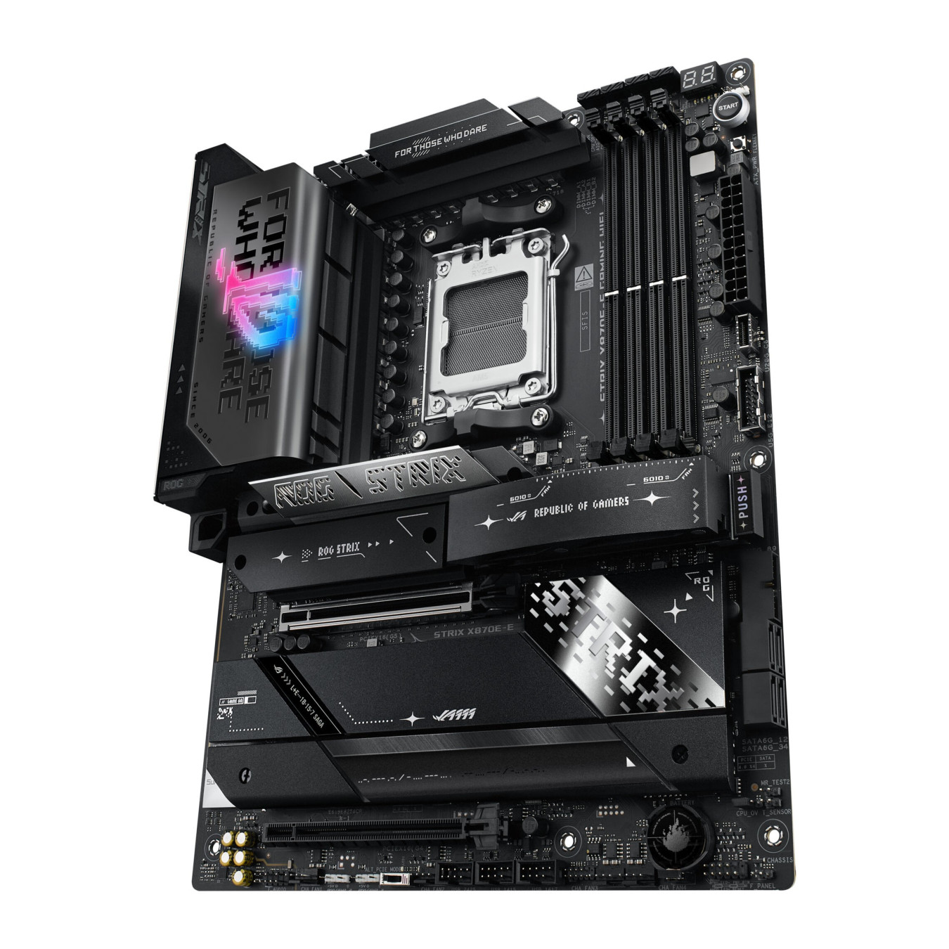 ASUS ROG Strix X870E-E Gaming WiFi – AM5 X870E ATX Motherboard DDR5 192GB - WiFi 7 | Armenius Store
