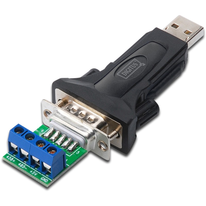Buy DIGITUS USB2.0 to RS485 Serial Adapter - (Black, 0.8 m cable) in Cyprus, Nicosia, Limassol, Larnaka, Pafos