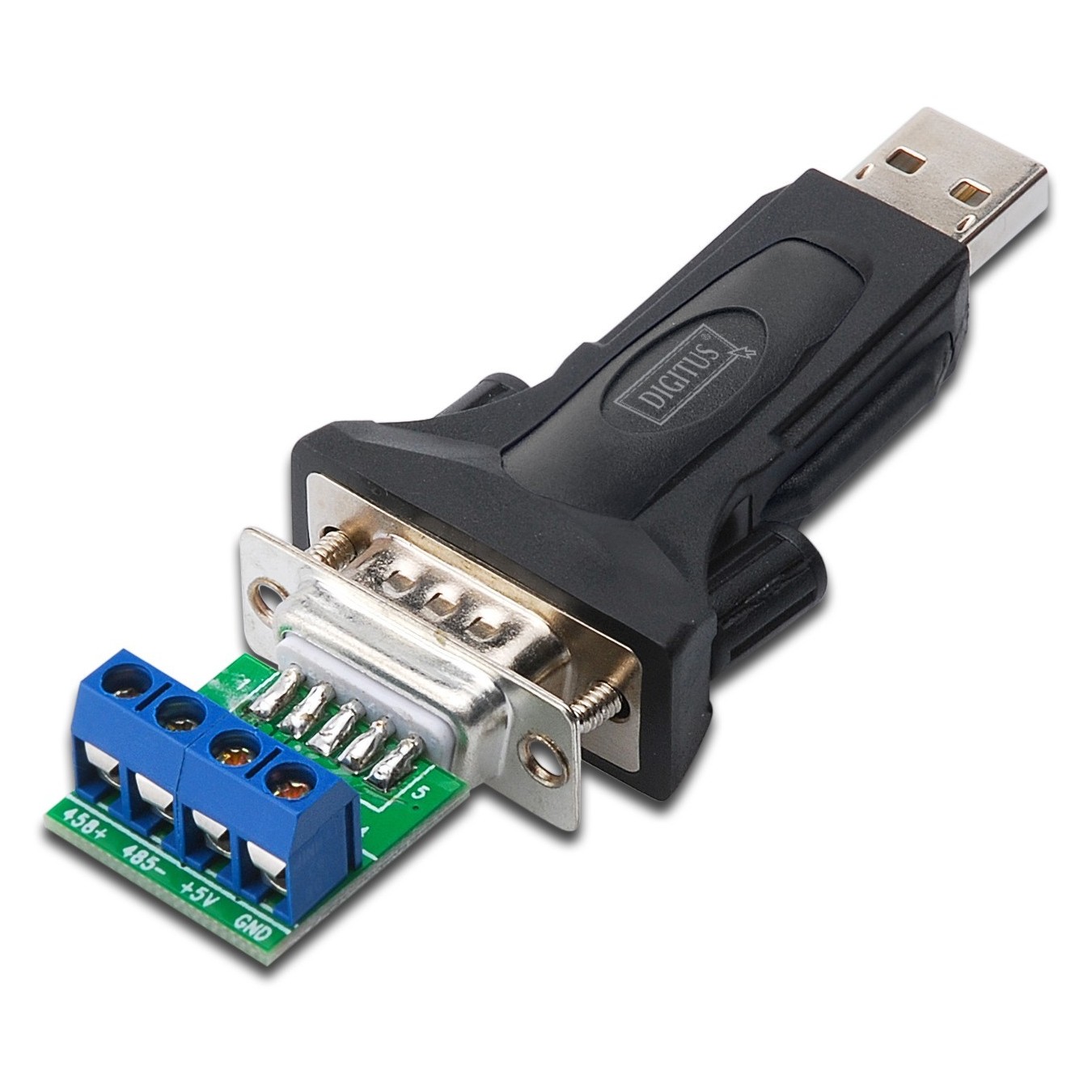 DIGITUS USB2.0 to RS485 Serial Adapter - (Black, 0.8 m cable) — Buy in Cyprus with Fast Delivery