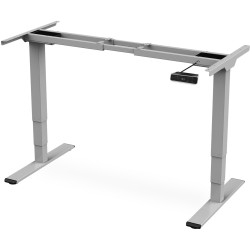 Buy Digitus Electric Height-Adjustable Desk Frame - Grey - Dual-Motor, 3-Stage in Cyprus, Nicosia, Limassol, Larnaka, Pafos