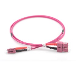 Buy DIGITUS LWL Patchkabel LC - to SC 5.00m Multimode Duplex OM4 (Violet, 50 µm... in Cyprus, Nicosia, Limassol, Larnaka, Pafos