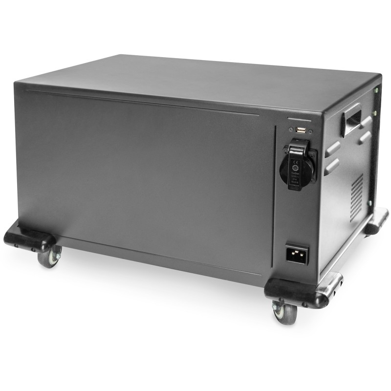 Buy Digitus 16-Device Tablet Charging Cabinet - Freestanding - USB-A Fan - Black... in Cyprus, Nicosia, Limassol, Larnaka, Pafos