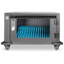 Buy Digitus 16-Device Tablet Charging Cabinet - Freestanding - USB-A Fan - Black... in Cyprus, Nicosia, Limassol, Larnaka, Pafos