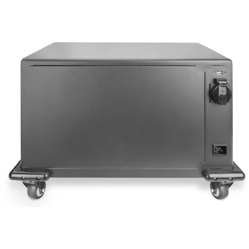 Buy Digitus 16-Device Tablet Charging Cabinet - Freestanding - USB-A Fan - Black... in Cyprus, Nicosia, Limassol, Larnaka, Pafos