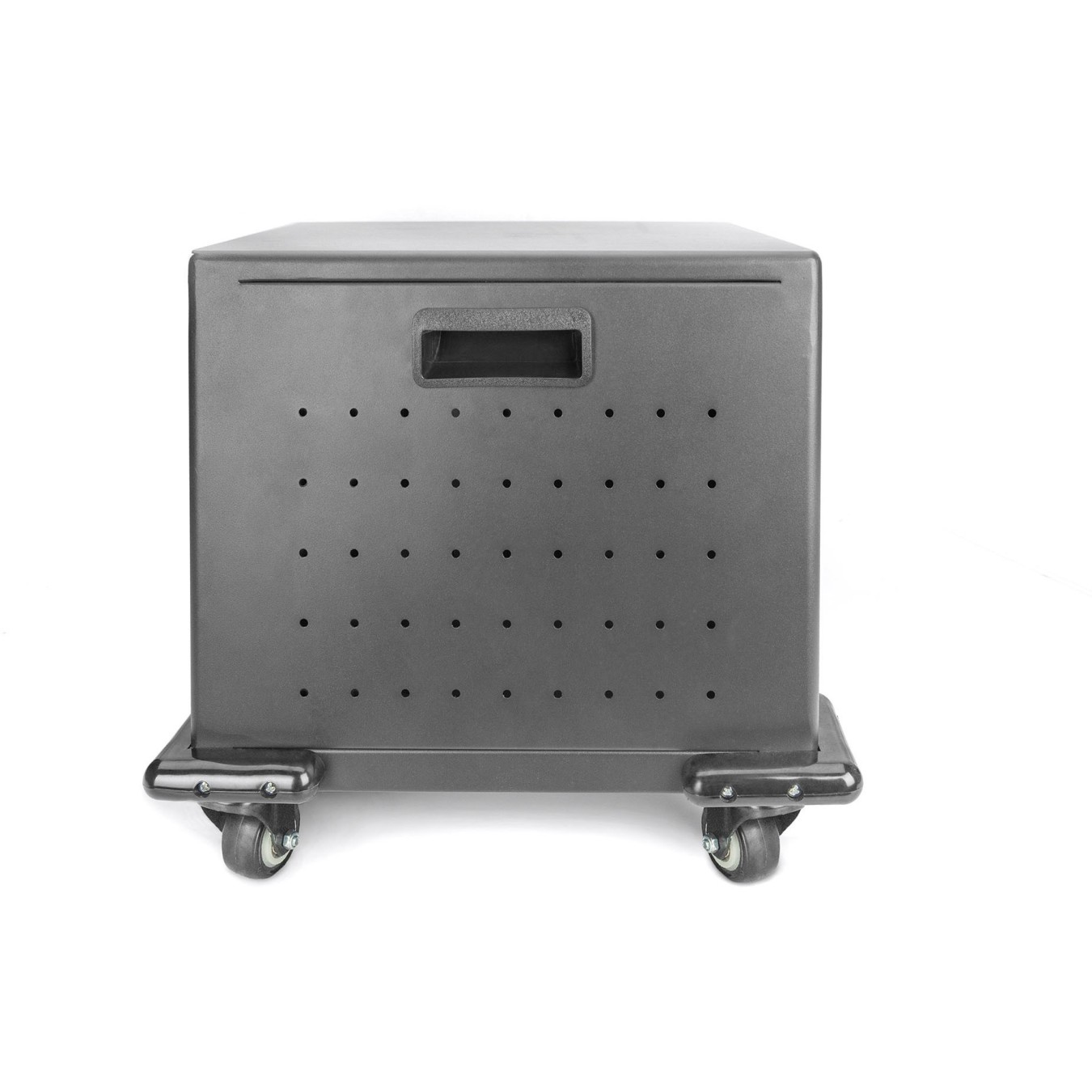Digitus 16-Device Tablet Charging Cabinet - Freestanding - USB-A Fan - Black - for tablets up to 14\"
