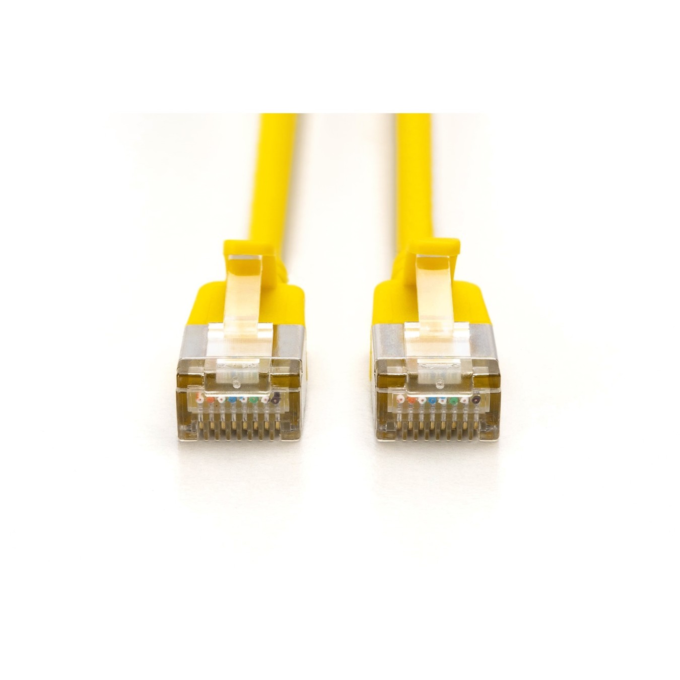 DIGITUS CAT6A Patch Cable F/FTP Slim 1.00m - Yellow — Buy in Cyprus with Fast Delivery