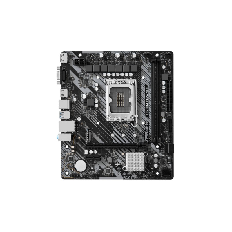 Buy ASRock H610M-HDV M.2 R2.0 - LGA1700 micro-ATX Motherboard - Intel H610, DDR4... in Cyprus, Nicosia, Limassol, Larnaka, Pafos