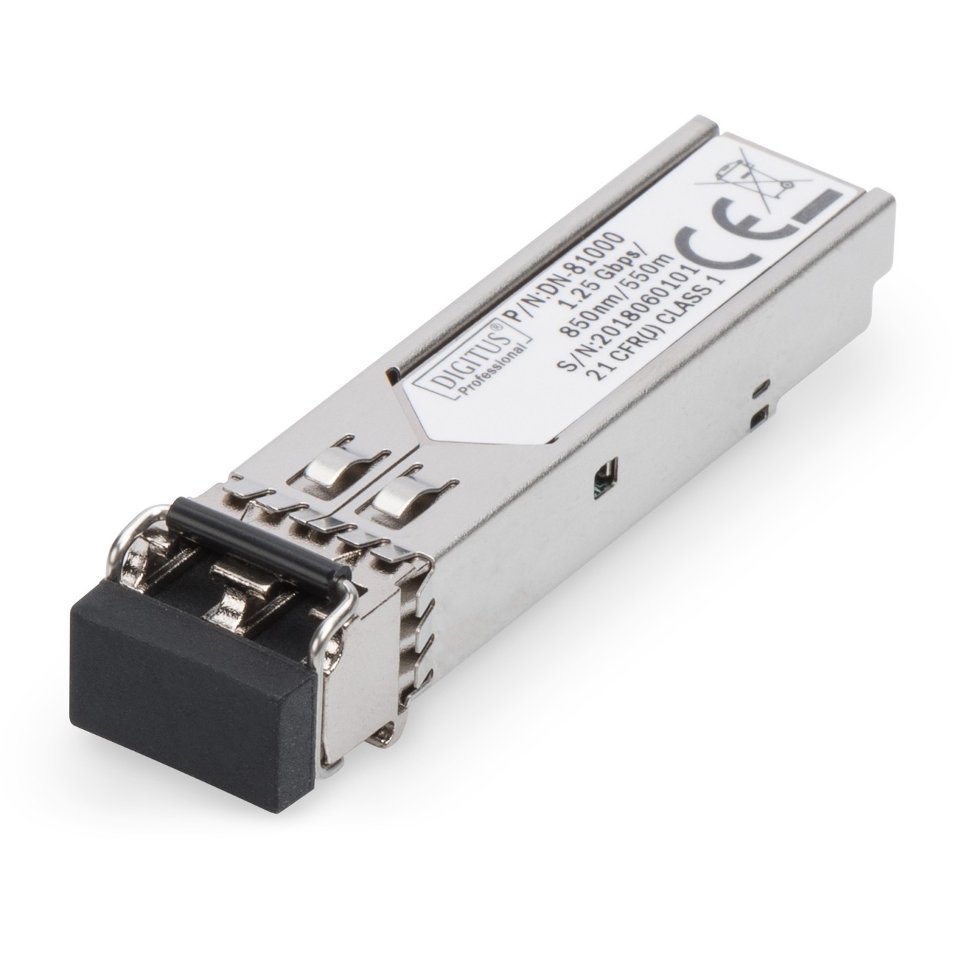 DIGITUS LWL SFP Module - LC Duplex SX 850 nm, MMF, 1.25 Gbps, 500 m — Buy in Cyprus with Fast Delivery