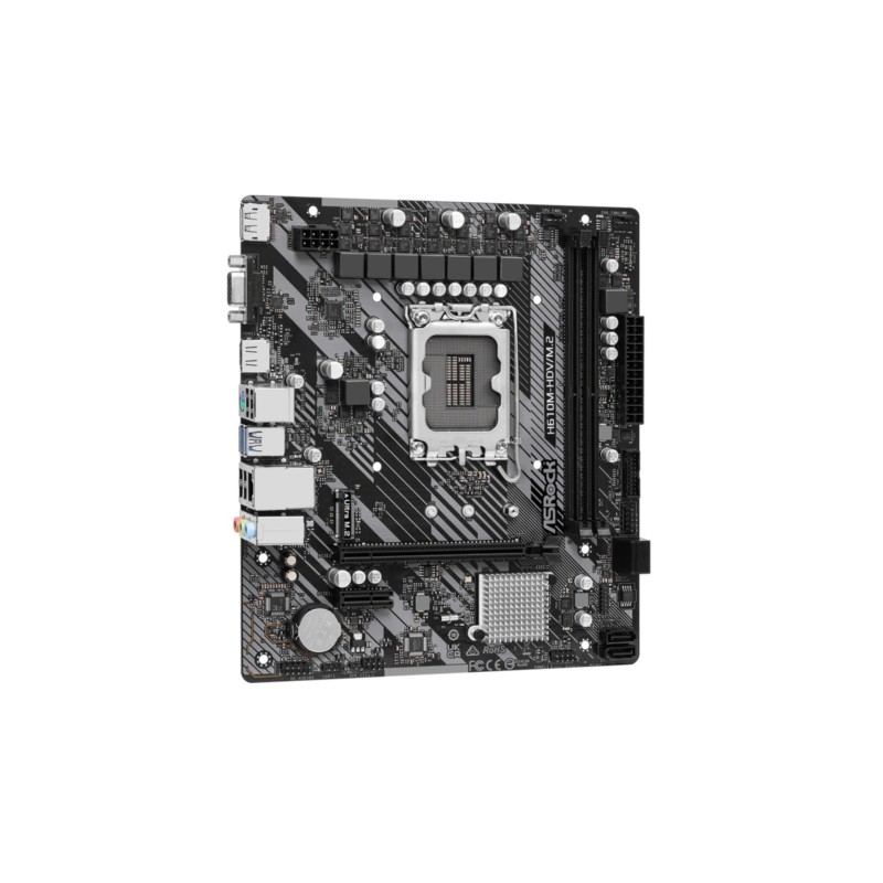 Buy ASRock H610M-HDV M.2 R2.0 - LGA1700 micro-ATX Motherboard - Intel H610, DDR4... in Cyprus, Nicosia, Limassol, Larnaka, Pafos