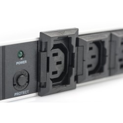 Buy Digitus 10-Outlet Aluminum Power Strip with Surge Protection - Black - 2 m I... in Cyprus, Nicosia, Limassol, Larnaka, Pafos