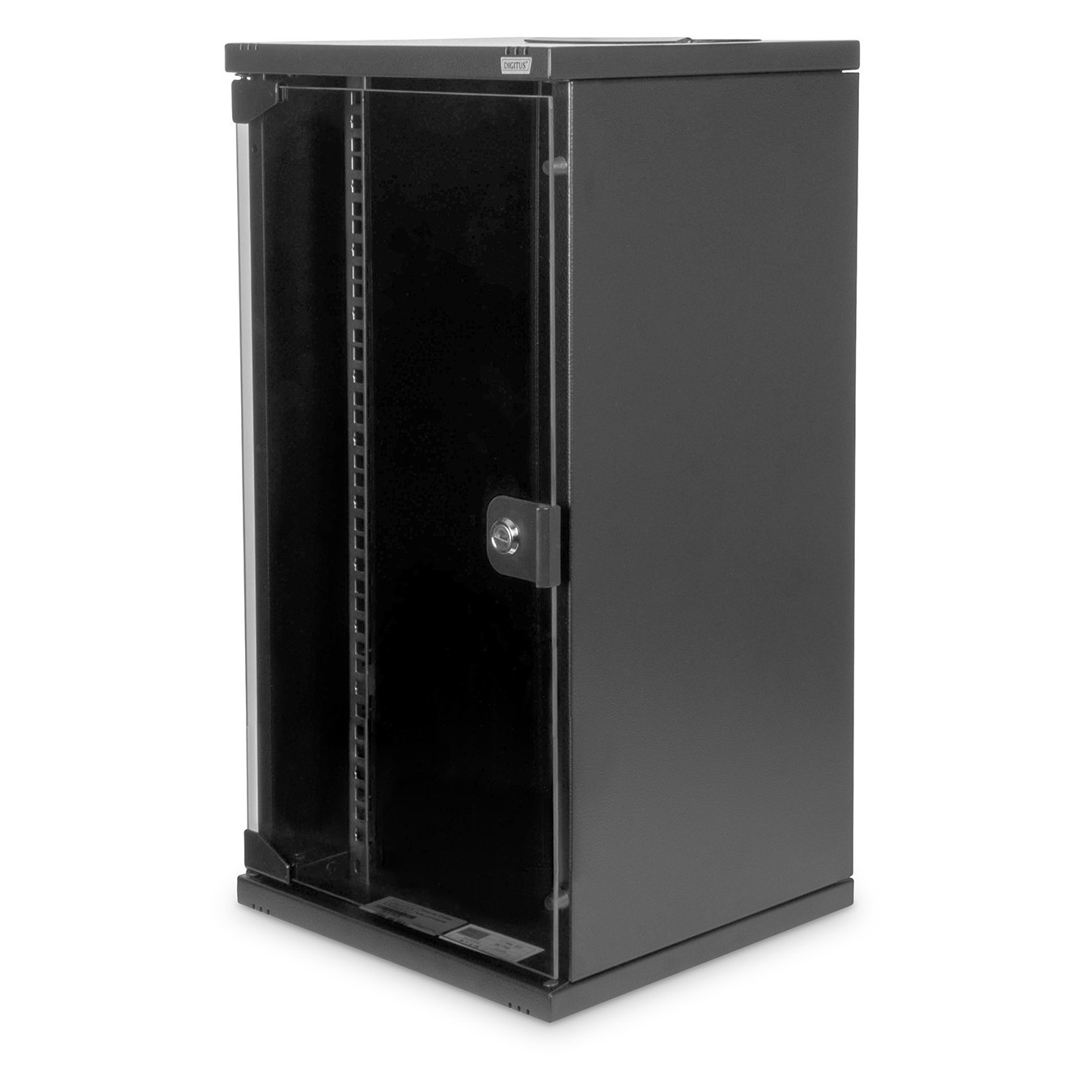 DIGITUS Wall Mount Rack - 12U, 312x300 mm - Black — Buy in Cyprus with Fast Delivery