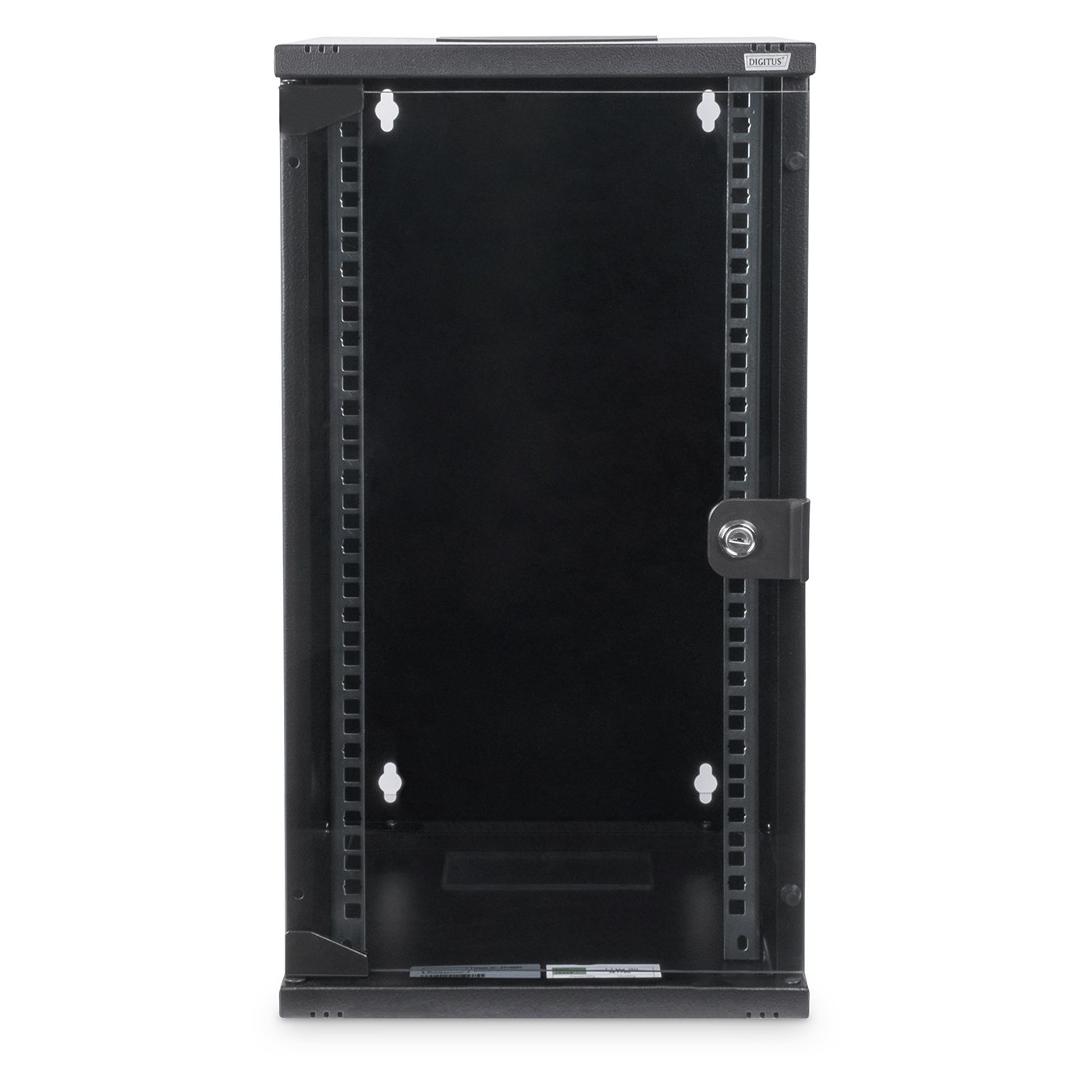 DIGITUS Wall Mount Rack - 12U, 312x300 mm - Black — Buy in Cyprus with Fast Delivery