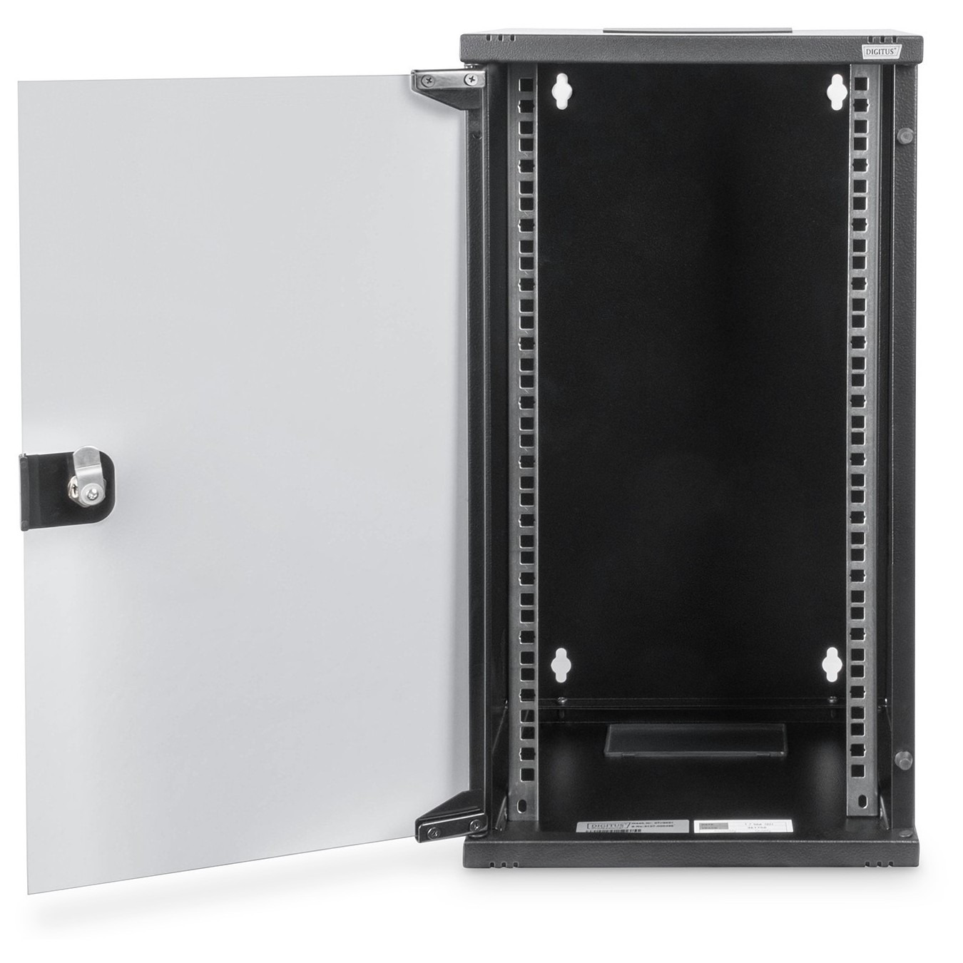 DIGITUS Wall Mount Rack - 12U, 312x300 mm - Black — Buy in Cyprus with Fast Delivery