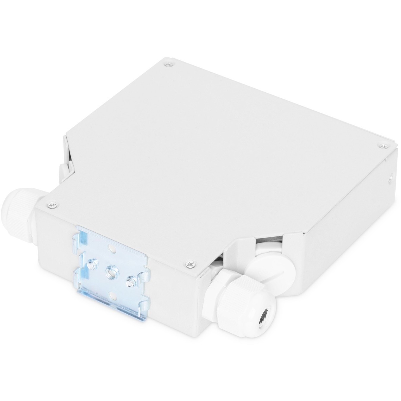 DIGITUS LWL DIN Rail Fiber Distribution Box - Grey - 6 SC connectors, 125 x 130 x 35 mm — Buy in Cyprus with Fast Delivery