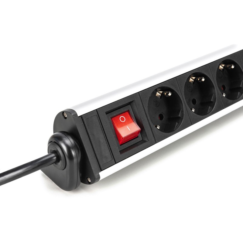 Buy Digitus 6-Port Power Strip with 2x USB-A, 1x USB-C and Switch - Color Black/... in Cyprus, Nicosia, Limassol, Larnaka, Pafos
