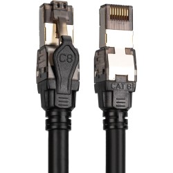 Buy DIGITUS Patch Cable CAT 8.1 S FTP 5.00 m - Black in Cyprus, Nicosia, Limassol, Larnaka, Pafos