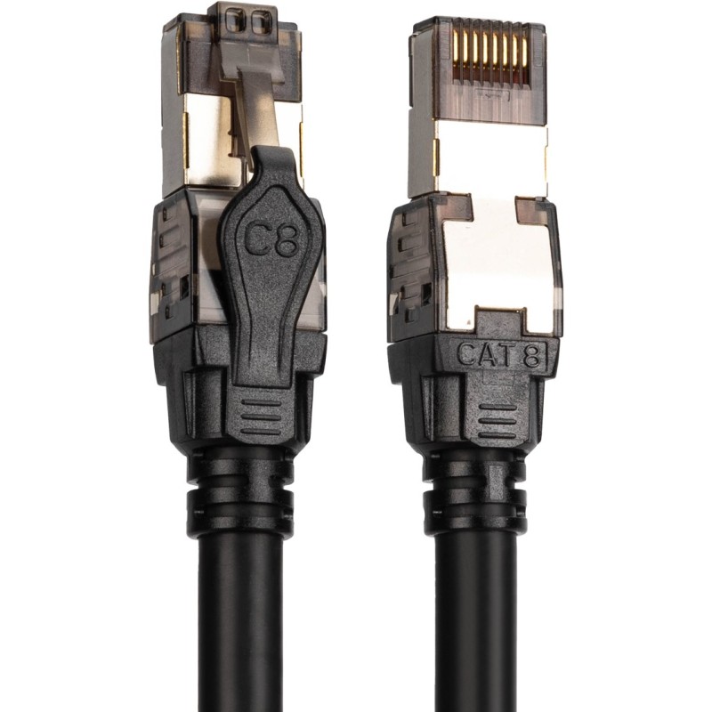 Buy DIGITUS Patch Cable CAT 8.1 S FTP 5.00 m - Black in Cyprus, Nicosia, Limassol, Larnaka, Pafos