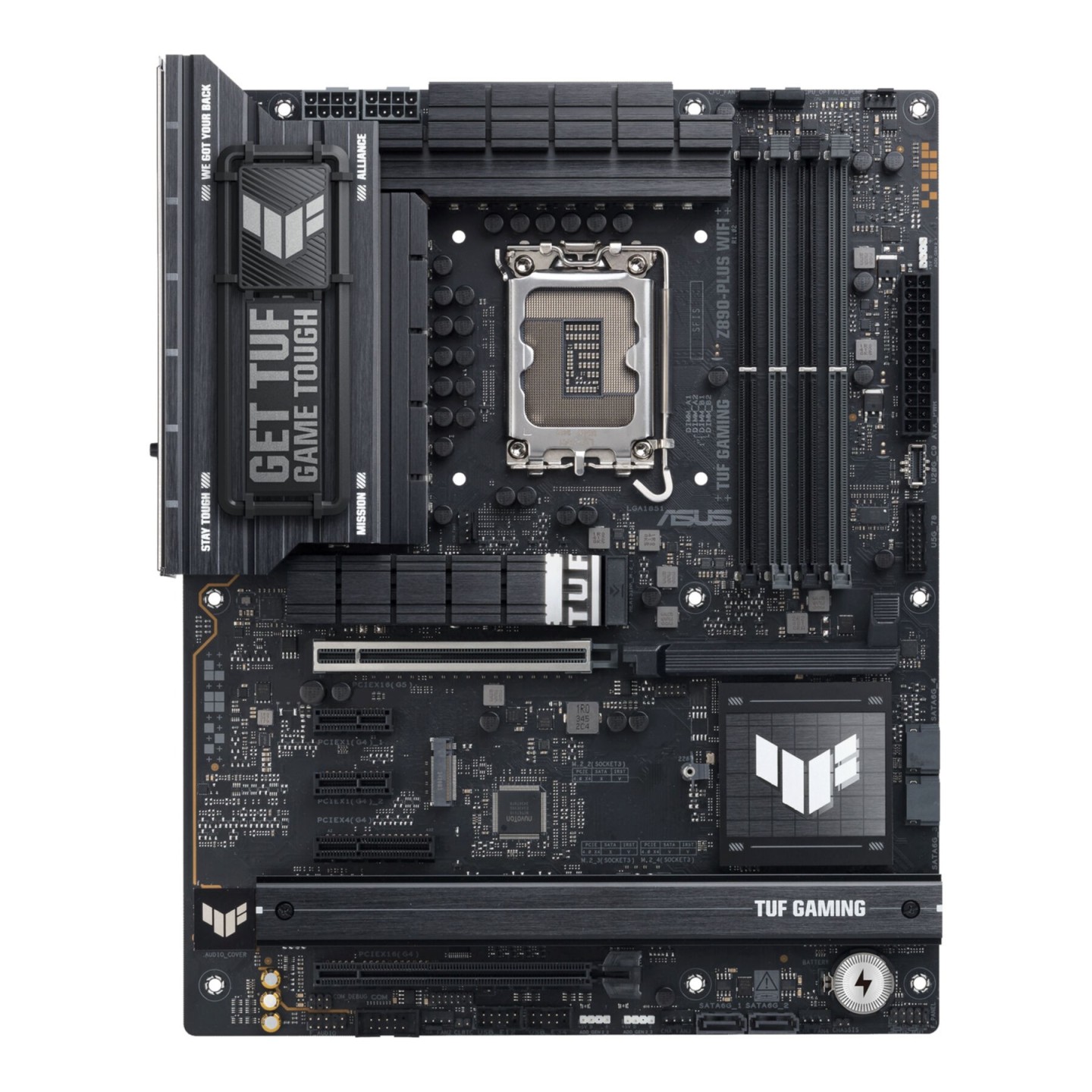 ASUS TUF Gaming Z890-PLUS WIFI - LGA1851 ATX Motherboard - Intel Z890, Max 256GB DDR5, WiFi 7 (90MB1PB0-M0EAY0)
