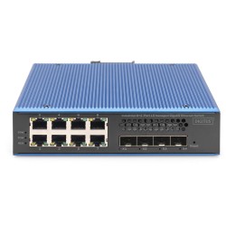 Buy Digitus 8+4P 10G Uplink Industrial Gigabit Ethernet Switch L3 managed - Blac... in Cyprus, Nicosia, Limassol, Larnaka, Pafos