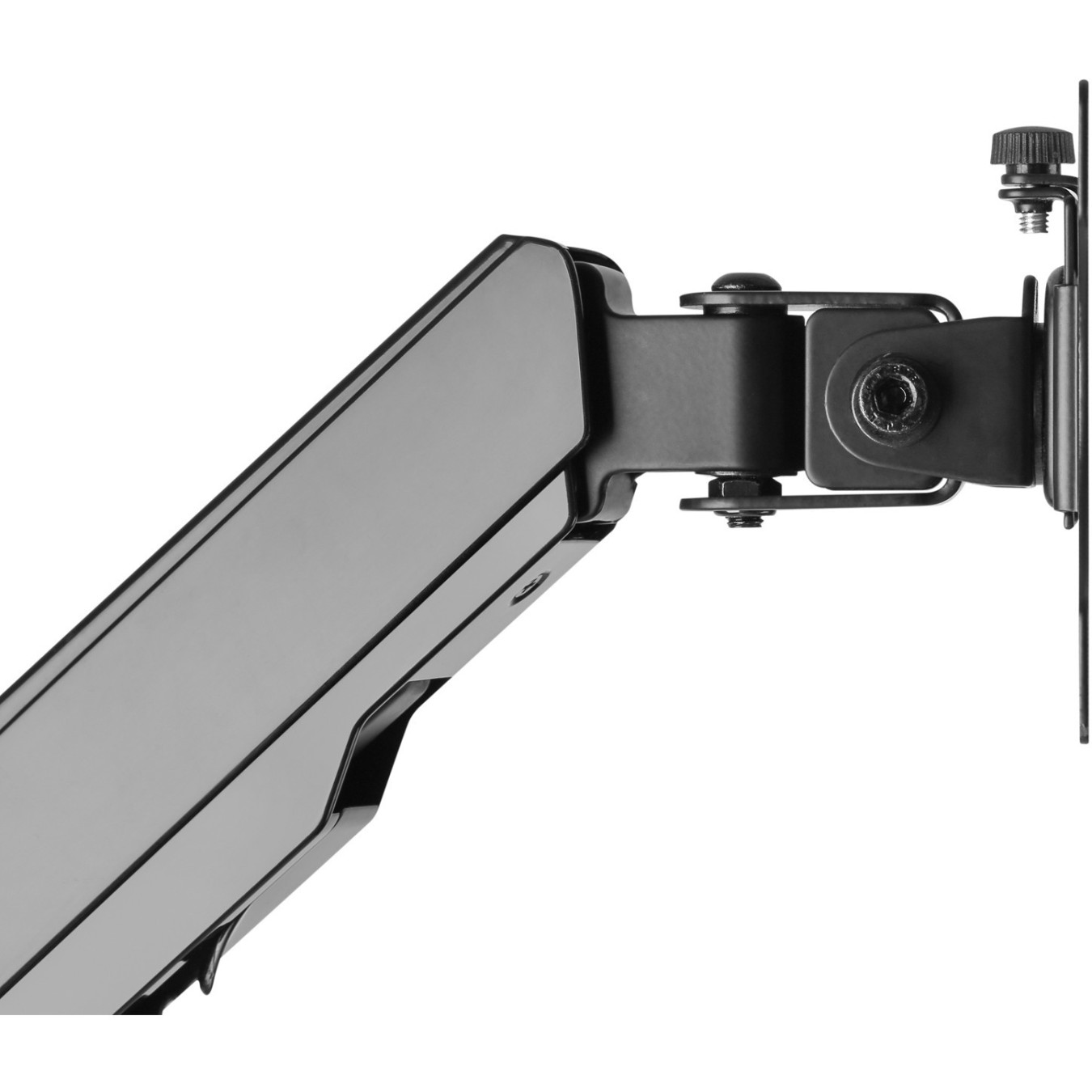 Digitus Flexible Wall-Mounted Sit-Stand Workstation - DA-90372 - (Black, Wall Mount, 1 Monitor, 8 kg)