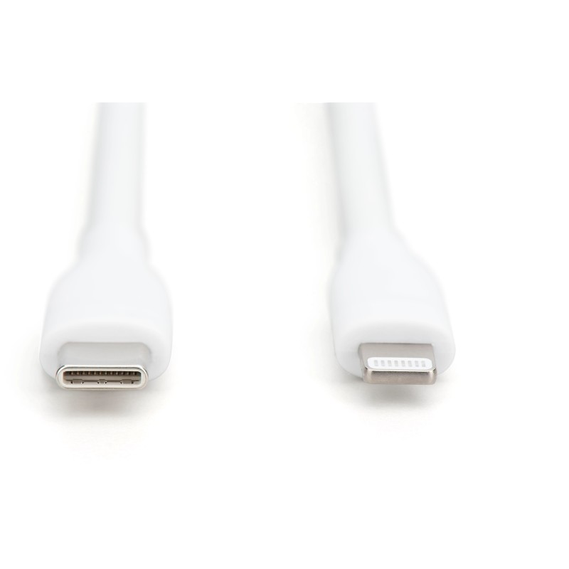 Buy DIGITUS USB 2.0 Cable USB-C to Lightning - Silicone, 1m, MFI White in Cyprus, Nicosia, Limassol, Larnaka, Pafos