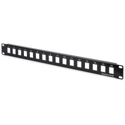 Buy Digitus Patchpanel 1HE Keystone 16-Port - Black in Cyprus, Nicosia, Limassol, Larnaka, Pafos