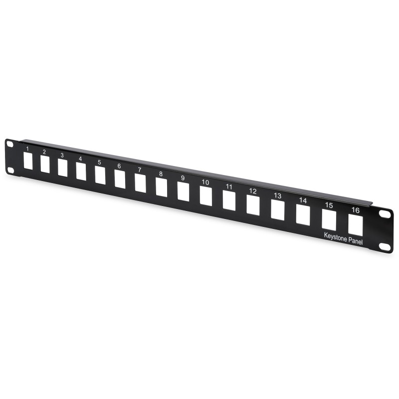 Buy Digitus Patchpanel 1HE Keystone 16-Port - Black in Cyprus, Nicosia, Limassol, Larnaka, Pafos