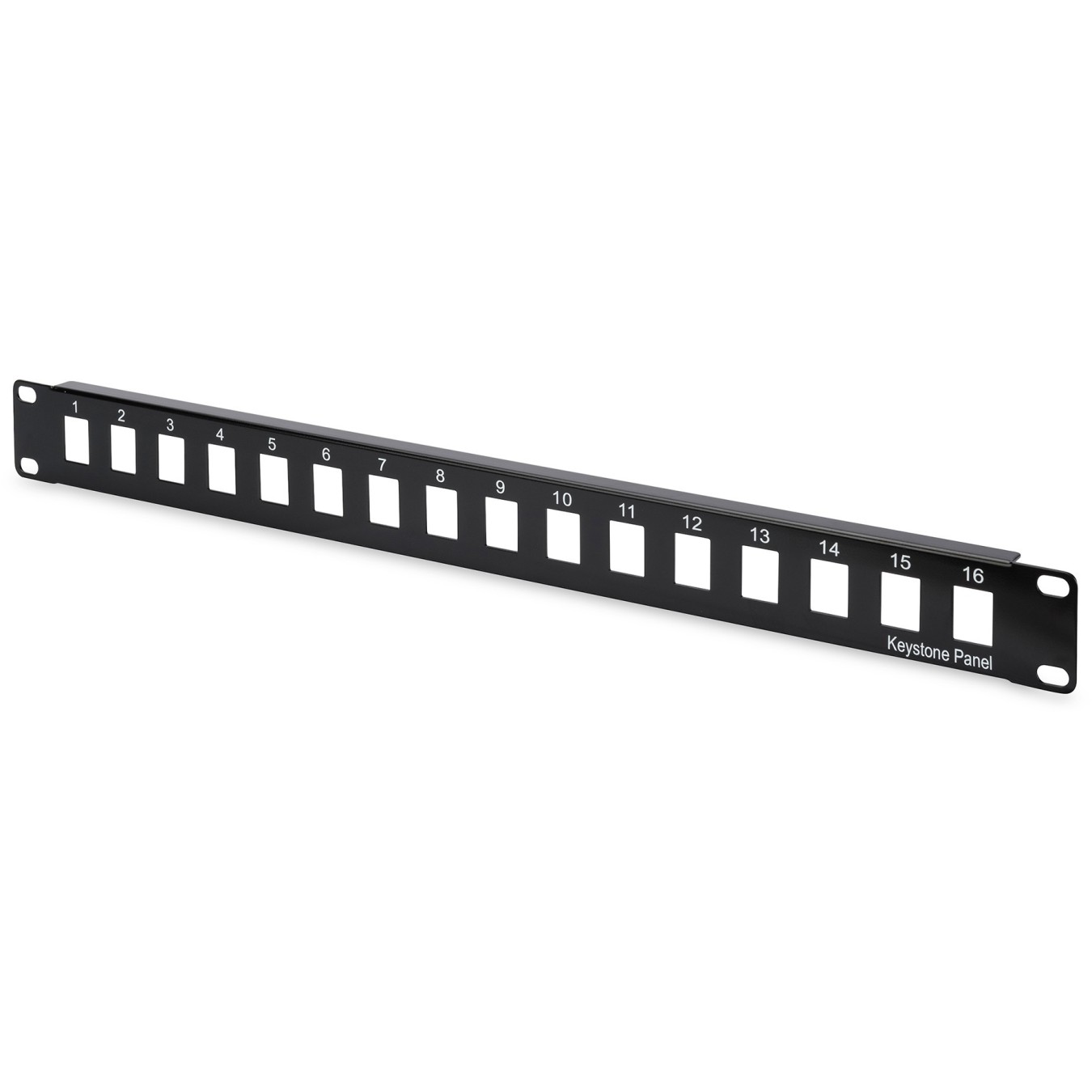 Digitus Patchpanel 1HE Keystone 16-Port - Black — Buy in Cyprus with Fast Delivery