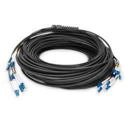 Buy DIGITUS LWL Patch Cable LC-UPC OS2, 100 m, 8-fiber, black, pre-terminated in Cyprus, Nicosia, Limassol, Larnaka, Pafos