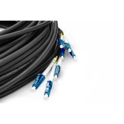 Buy DIGITUS LWL Patch Cable LC-UPC OS2, 100 m, 8-fiber, black, pre-terminated in Cyprus, Nicosia, Limassol, Larnaka, Pafos
