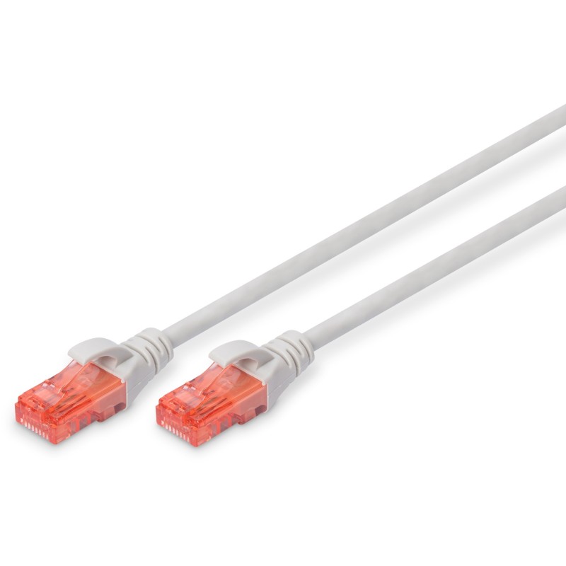 Buy DIGITUS CAT 6 U/UTP Patch Cable - Grey, 2.5 m, LSZH in Cyprus, Nicosia, Limassol, Larnaka, Pafos