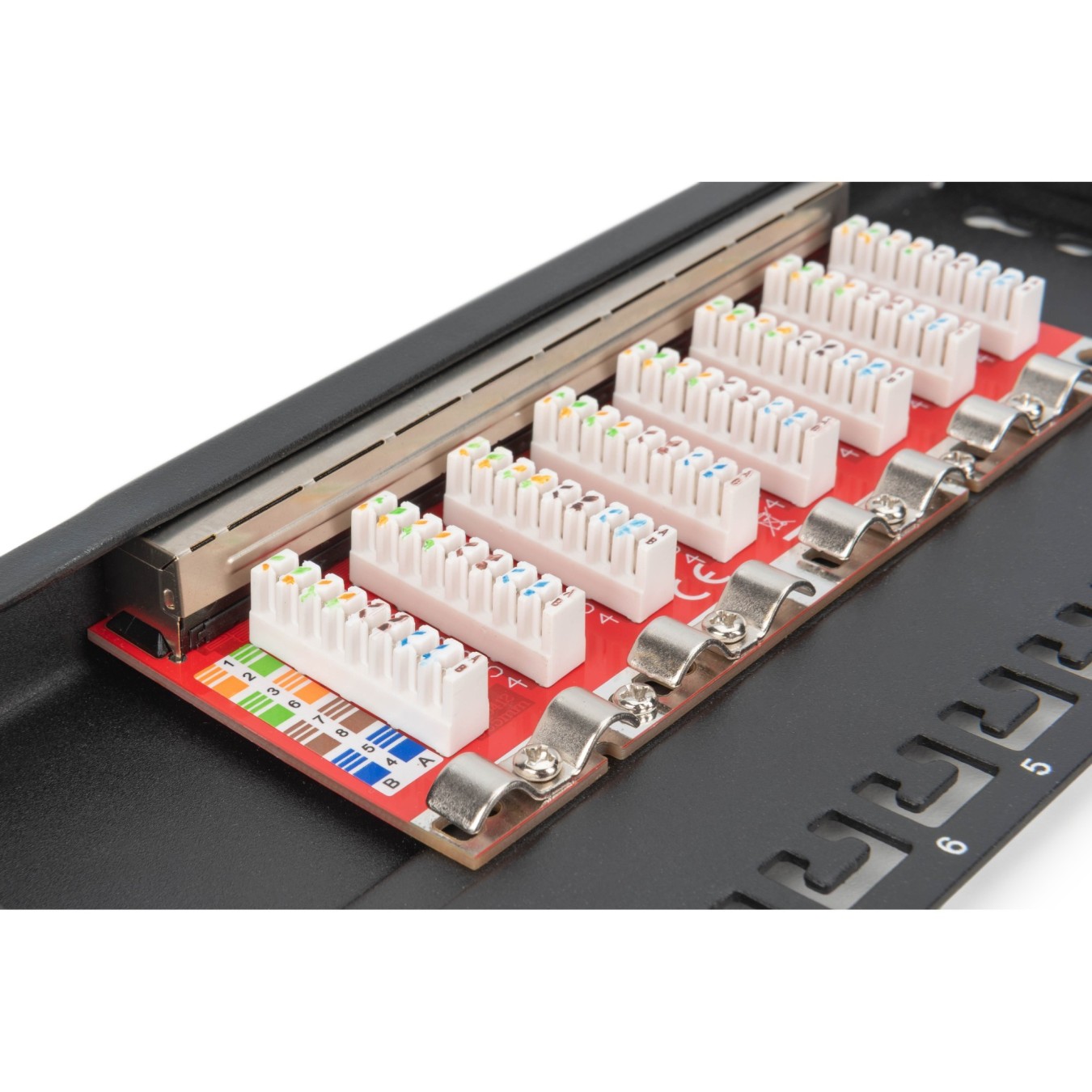 DIGITUS Cat.6A Slim Patch Panel - 8-Port - 0.5U — Buy in Cyprus with Fast Delivery