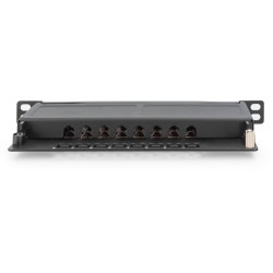 Buy DIGITUS Cat.6A Slim Patch Panel - 8-Port - 0.5U in Cyprus, Nicosia, Limassol, Larnaka, Pafos