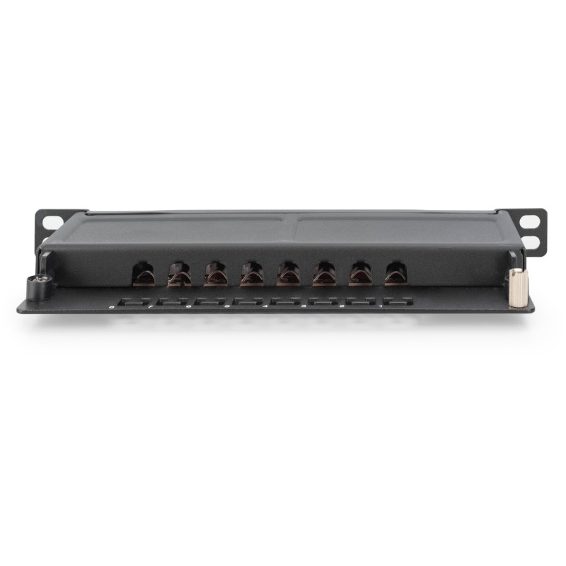 Buy DIGITUS Cat.6A Slim Patch Panel - 8-Port - 0.5U in Cyprus, Nicosia, Limassol, Larnaka, Pafos