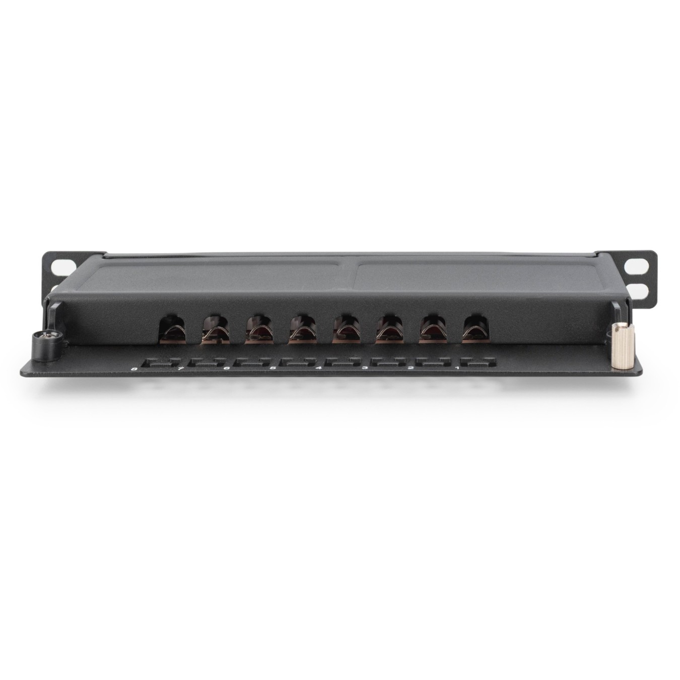 DIGITUS Cat.6A Slim Patch Panel - 8-Port - 0.5U — Buy in Cyprus with Fast Delivery