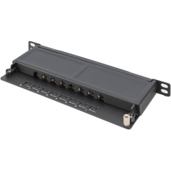 Buy DIGITUS Cat.6A Slim Patch Panel - 8-Port - 0.5U in Cyprus, Nicosia, Limassol, Larnaka, Pafos