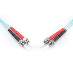Buy DIGITUS Fiber Optic Patch Cable ST-ST 10.00m Multimode OM3 - Aqua in Cyprus, Nicosia, Limassol, Larnaka, Pafos