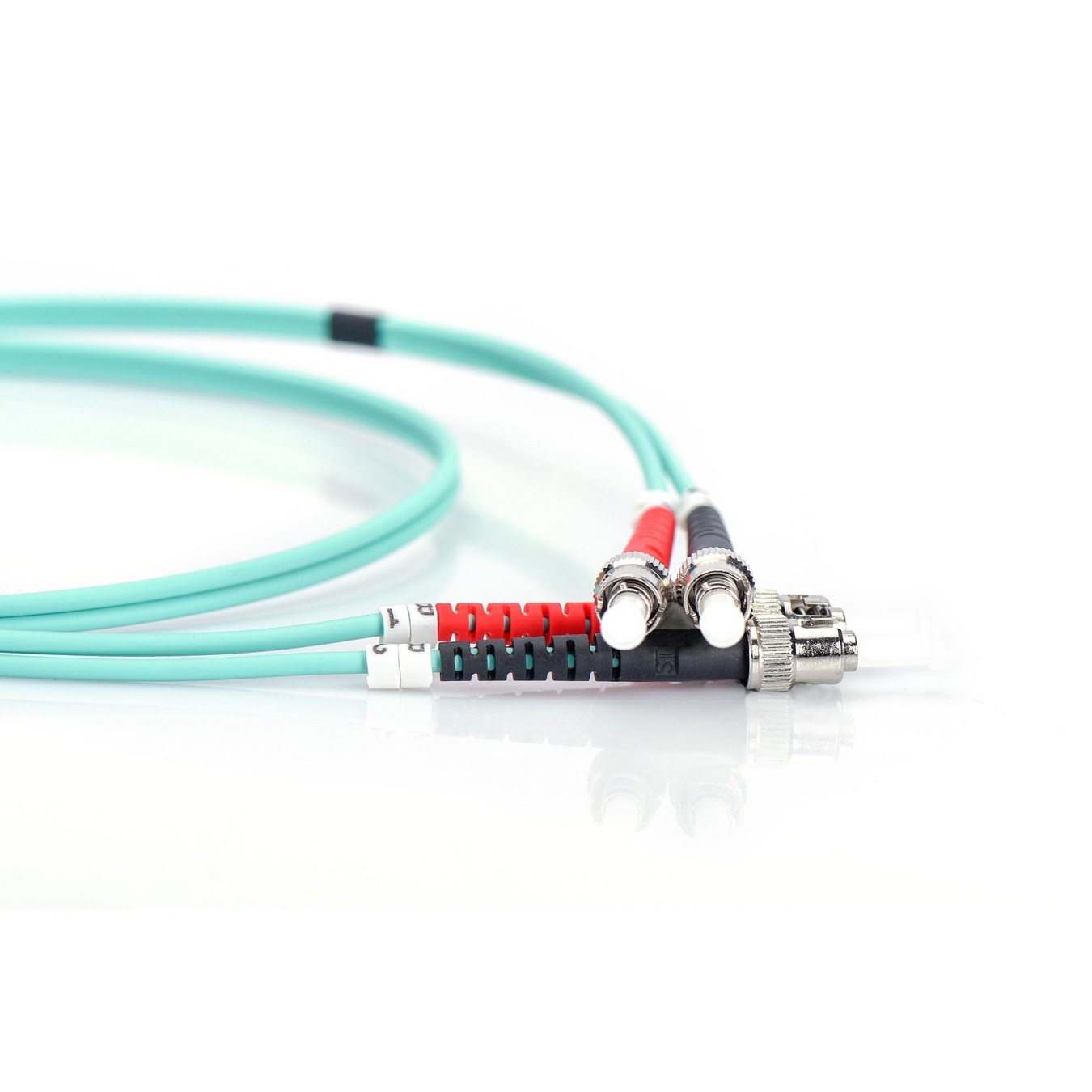 DIGITUS Fiber Optic Patch Cable ST-ST 10.00m Multimode OM3 - Aqua — Buy in Cyprus with Fast Delivery