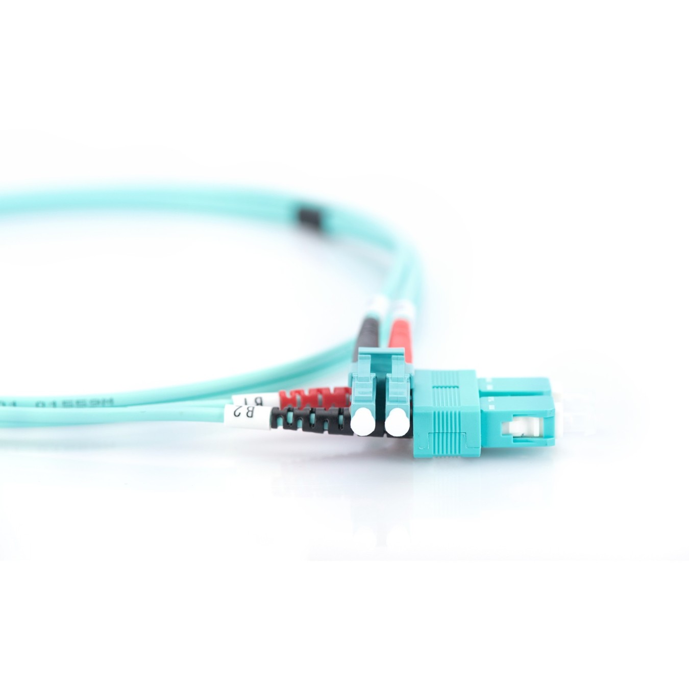 DIGITUS LWL Patchkabel LC to SC 3.00m Multimode OM3 - (Aqua color) — Buy in Cyprus with Fast Delivery
