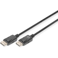 Buy DIGITUS DisplayPort Cable 3 m 4K - Black - DP 1.2, 4K@60Hz in Cyprus, Nicosia, Limassol, Larnaka, Pafos