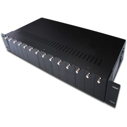Buy DIGITUS Media Converter Chassis 2HE 14-Slot - Black - Rack-Mount 2U Chassis in Cyprus, Nicosia, Limassol, Larnaka, Pafos