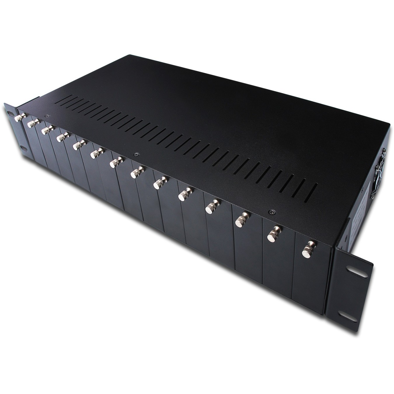 DIGITUS Media Converter Chassis 2HE 14-Slot - Black - Rack-Mount 2U Chassis — Buy in Cyprus with Fast Delivery